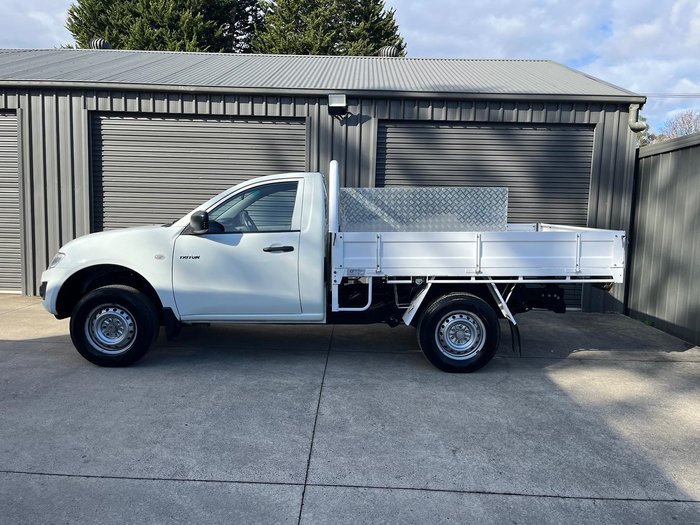 2013 Mitsubishi Triton GL MN MY14 4x2 White