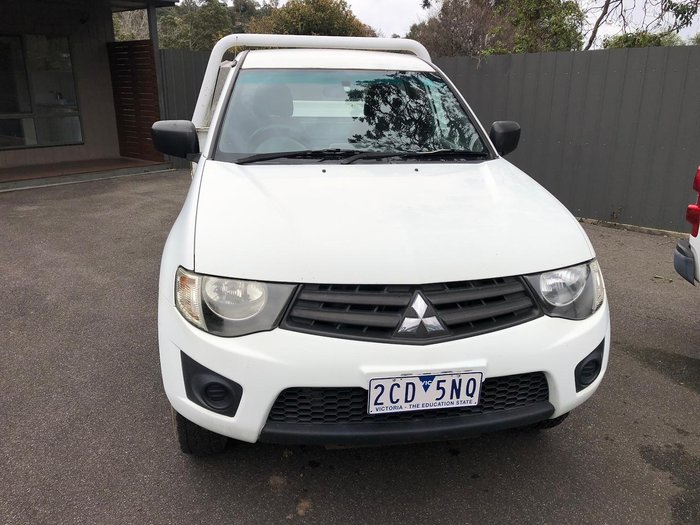 2013 Mitsubishi Triton GL MN MY14 4x2 White