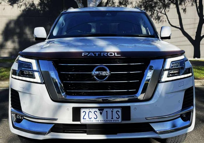 2020 Nissan Patrol Ti-L Y62 Series 5 MY20 4X4 Dual Range Moonstone White