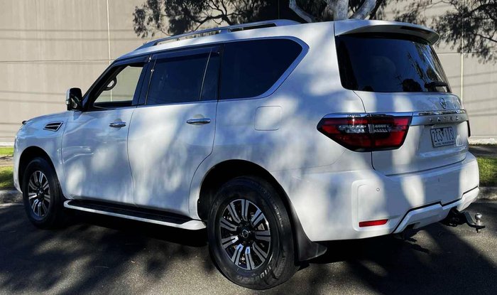 2020 Nissan Patrol Ti-L Y62 Series 5 MY20 4X4 Dual Range Moonstone White