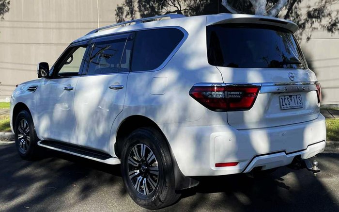 2020 Nissan Patrol Ti-L Y62 Series 5 MY20 4X4 Dual Range Moonstone White
