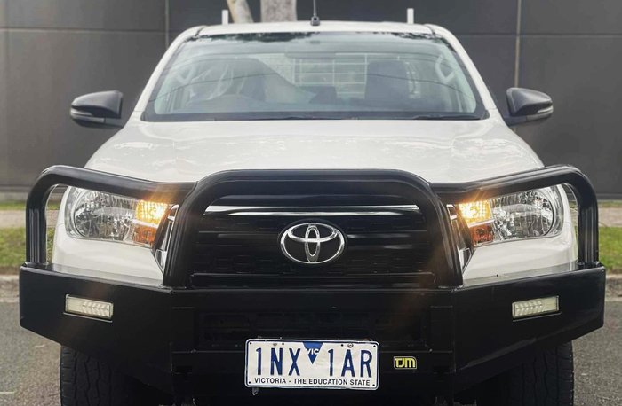 2018 Toyota Hilux SR GUN126R 4X4 Dual Range Glacier White