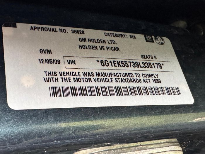 2009 Holden Commodore International
