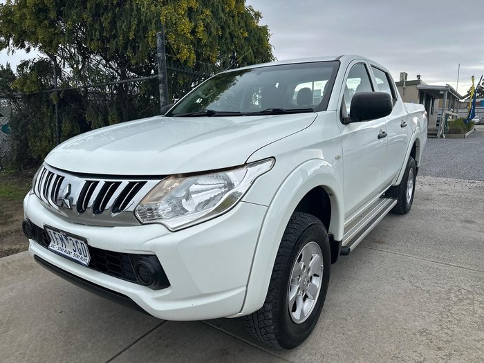 2015 Mitsubishi Triton GLX MQ MY16 4X4 Dual Range White