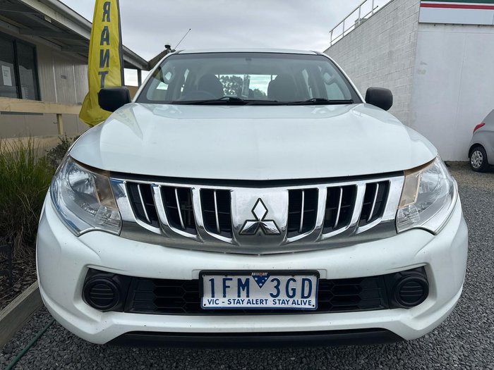 2015 Mitsubishi Triton GLX MQ MY16 4X4 Dual Range White