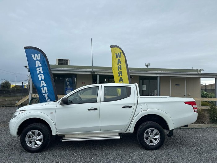 2015 Mitsubishi Triton GLX MQ MY16 4X4 Dual Range White