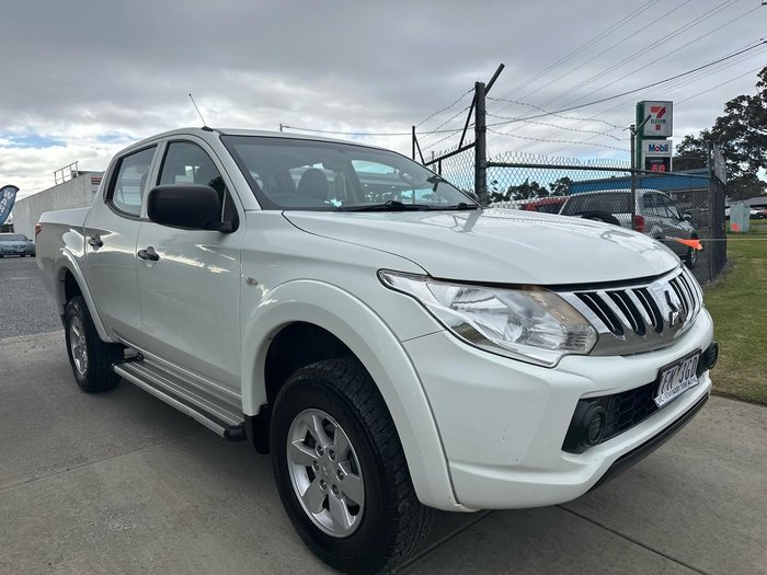 2015 Mitsubishi Triton GLX MQ MY16 4X4 Dual Range White