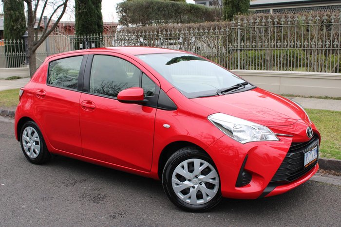 2019 Toyota Yaris Ascent NCP130R Cherry