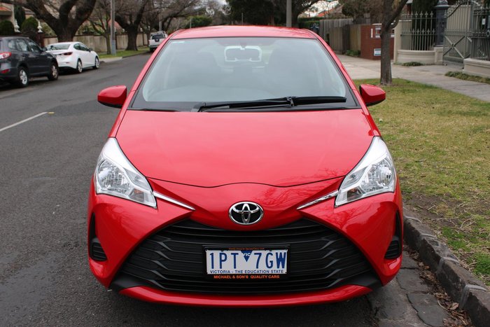 2019 Toyota Yaris Ascent NCP130R Cherry