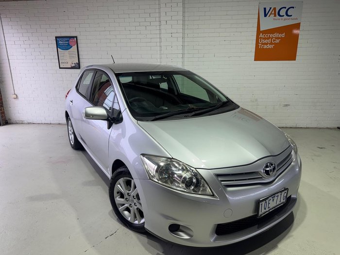 2011 Toyota Corolla Ascent ZRE152R MY11 Silver Pearl