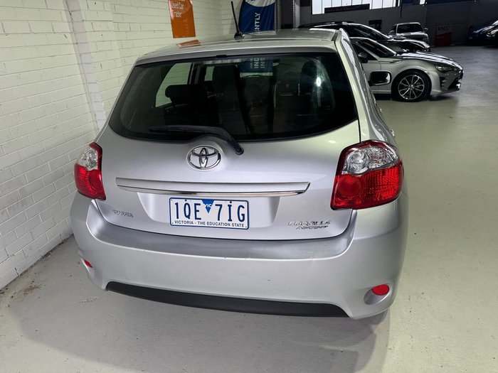 2011 Toyota Corolla Ascent ZRE152R MY11 Silver Pearl