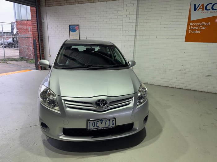 2011 Toyota Corolla Ascent ZRE152R MY11 Silver Pearl