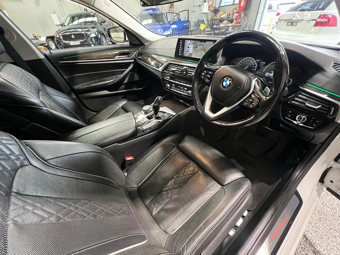 2018 BMW 5 Series 530d Luxury Line G30 Mineral White