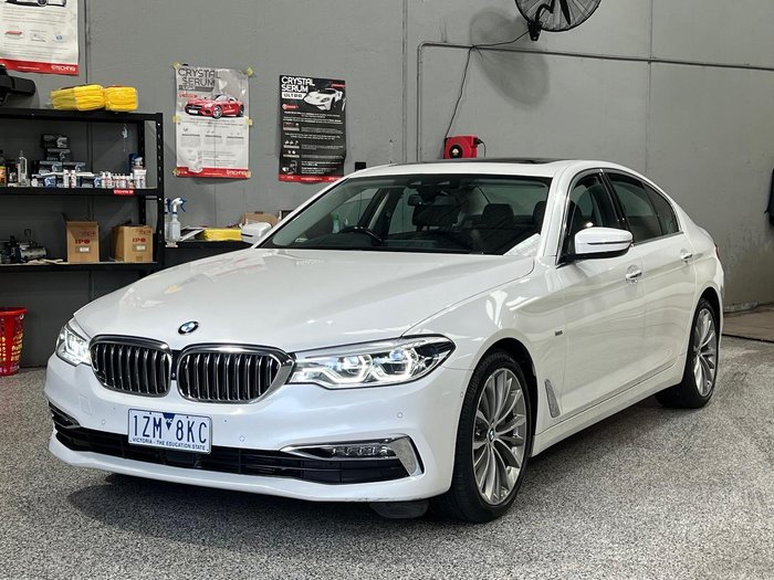 2018 BMW 5 Series 530d Luxury Line G30 Mineral White