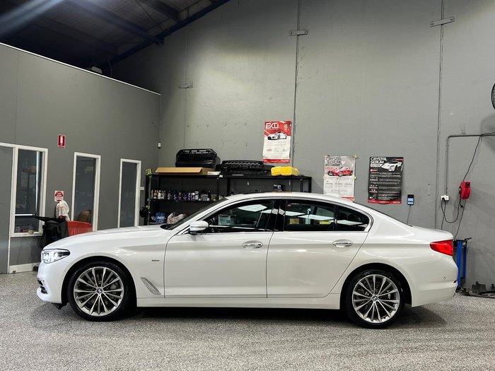 2018 BMW 5 Series 530d Luxury Line G30 Mineral White