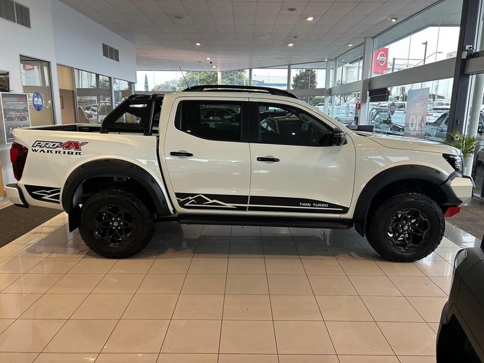 2024 Nissan Navara PRO-4X Warrior D23 MY24 4X4 Dual Range White Pearl