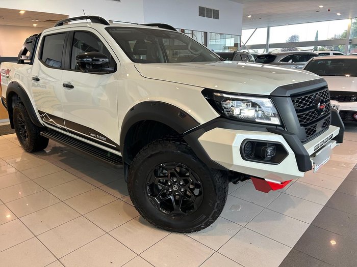 2024 Nissan Navara PRO-4X Warrior D23 MY24 4X4 Dual Range White Pearl