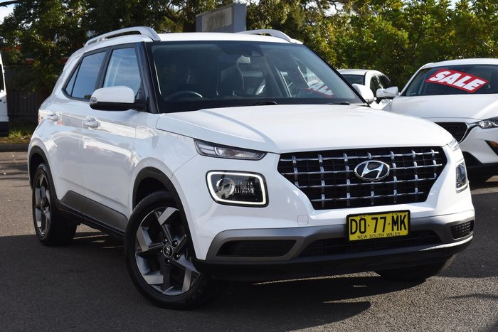 2021 Hyundai Venue Elite QX.V3 MY21 Polar White