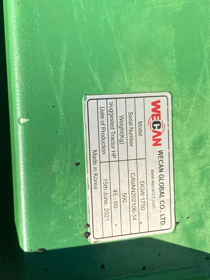  Wecan Dgw1750 Bedformer 