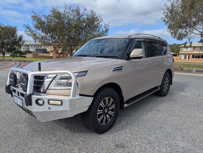 2020 Nissan Patrol Ti-L Y62 Series 5 MY20 4X4 Dual Range Gold