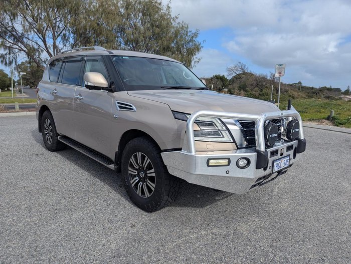 2020 Nissan Patrol Ti-L Y62 Series 5 MY20 4X4 Dual Range Gold