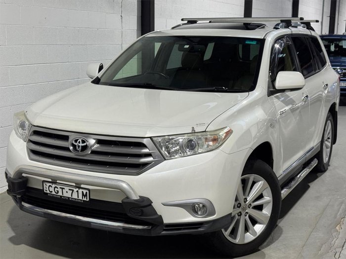 2012 Toyota Kluger Grande GSU45R MY12 AWD Crystal Pearl