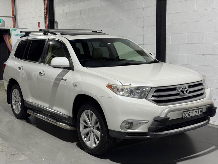 2012 Toyota Kluger Grande GSU45R MY12 AWD Crystal Pearl