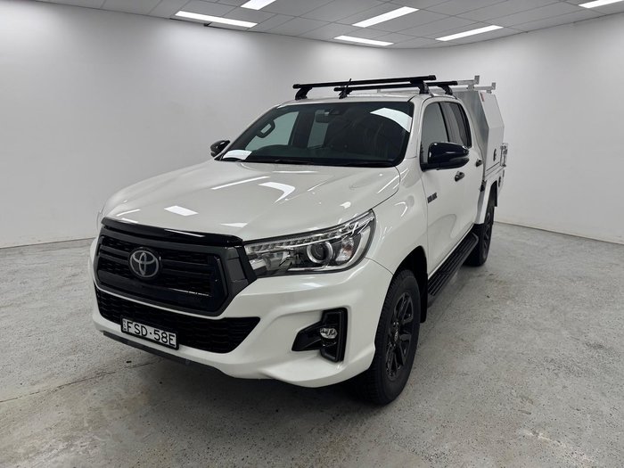 2019 Toyota Hilux Rogue GUN126R 4X4 Dual Range Crystal Pearl