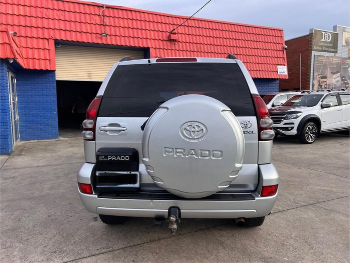 2007 Toyota Landcruiser Prado GXL GRJ120R 4X4 Constant Silver Ash