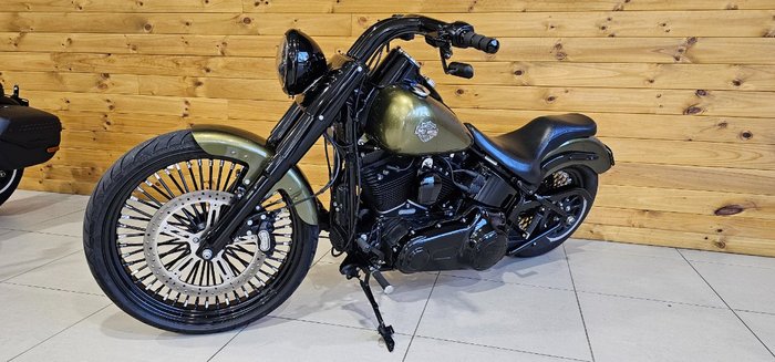 2017 Harley-davidson FLS SOFTAIL SLIM OLIVE GOLD
