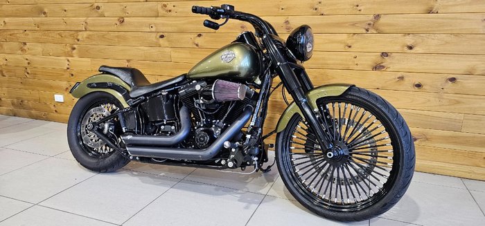 2017 Harley-davidson FLS SOFTAIL SLIM OLIVE GOLD