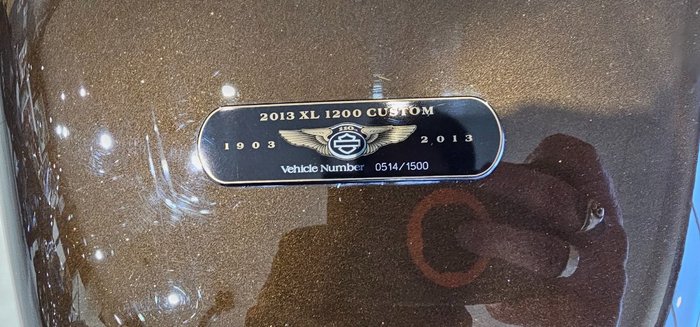 2012 Harley-davidson XL1200C 1200 CUSTOM BROWN