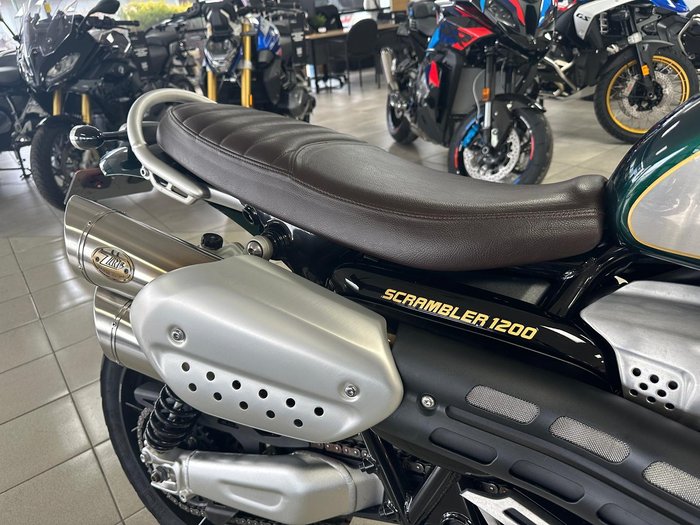 2021 Triumph Scrambler 1200 Steve McQueen Edition Scrambler Green