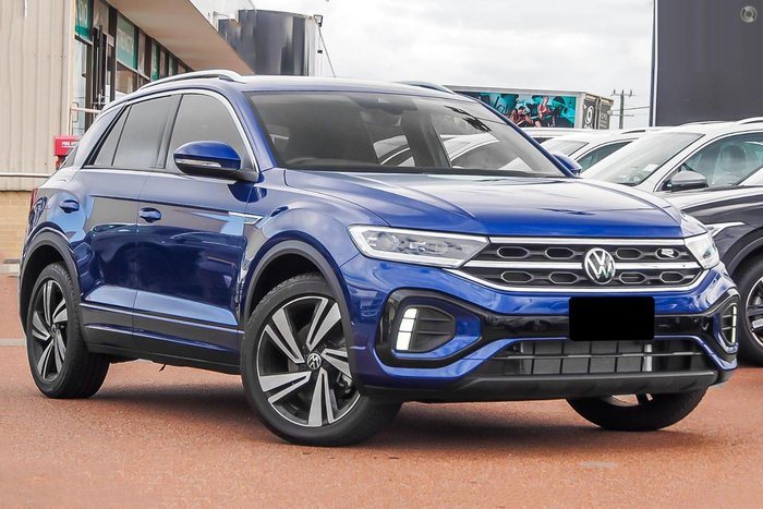 2024 Volkswagen T-Roc 140TSI R-Line D11 MY24 Four Wheel Drive Lapiz Blue