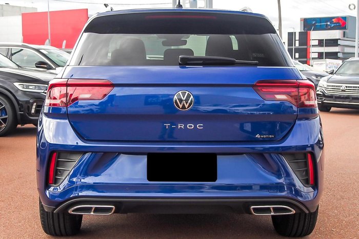 2024 Volkswagen T-Roc 140TSI R-Line D11 MY24 Four Wheel Drive Lapiz Blue
