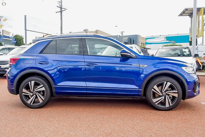 2024 Volkswagen T-Roc 140TSI R-Line D11 MY24 Four Wheel Drive Lapiz Blue