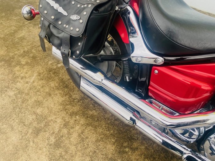 2009 Yamaha XVS650 V-STAR CUSTOM Red