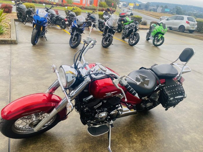 2009 Yamaha XVS650 V-STAR CUSTOM Red