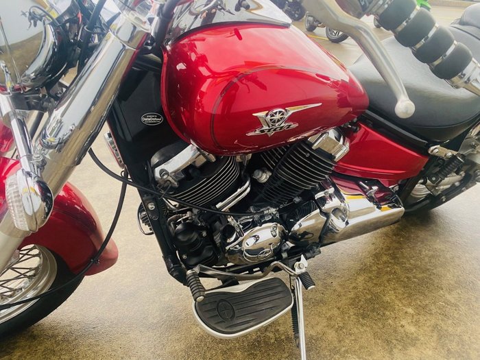 2009 Yamaha XVS650 V-STAR CUSTOM Red