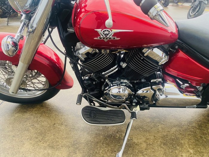 2009 Yamaha XVS650 V-STAR CUSTOM Red