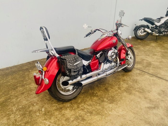 2009 Yamaha XVS650 V-STAR CUSTOM Red