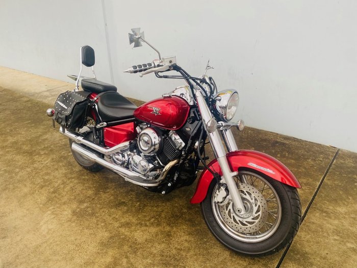 2009 Yamaha XVS650 V-STAR CUSTOM Red