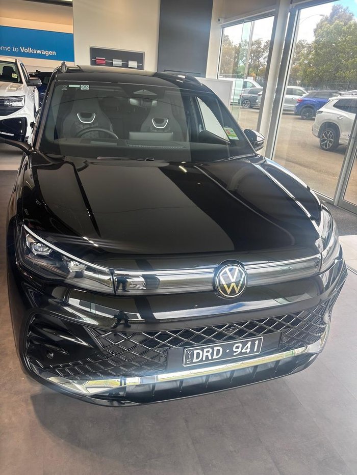 2025 Volkswagen Tiguan 150TSI R-Line CT MY25 Four Wheel Drive Grenadilla Black