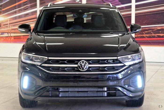 2025 Volkswagen T-Roc 140TSI R-Line D11 MY25 Four Wheel Drive Deep Black Pearl