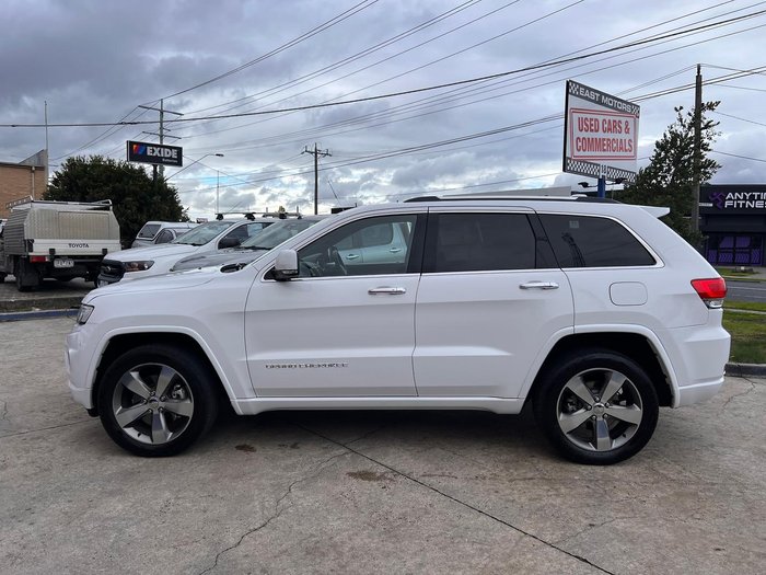 2016 Jeep Grand Cherokee Overland WK MY15 4X4 Dual Range Bright White