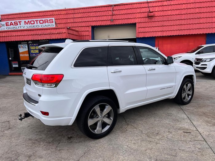 2016 Jeep Grand Cherokee Overland WK MY15 4X4 Dual Range Bright White
