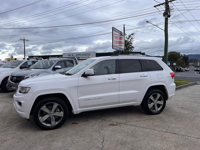 2016 Jeep Grand Cherokee Overland WK MY15 4X4 Dual Range Bright White