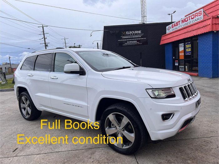 2016 Jeep Grand Cherokee Overland WK MY15 4X4 Dual Range Bright White