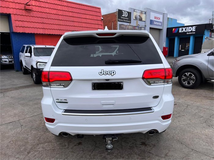 2016 Jeep Grand Cherokee Overland WK MY15 4X4 Dual Range Bright White
