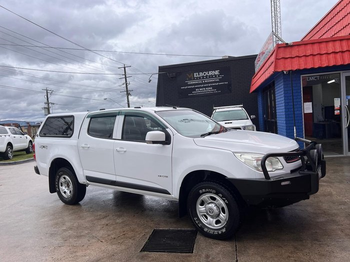 2012 Holden Colorado LX RG MY13 4X4 Dual Range Summit White